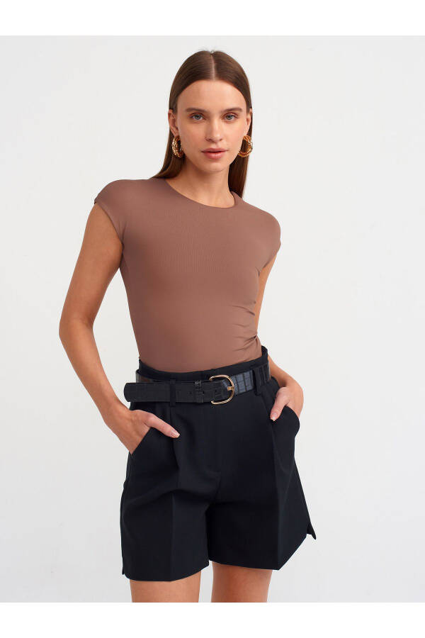 30856 Polyamide T-shirt - S.Coffee - 16