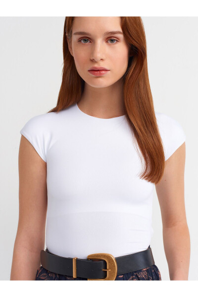 30856 Polyamide T-shirt - White - 3