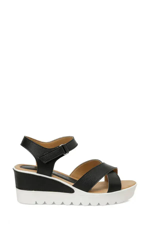 308569.Z 5FX Black Women's Wedge Heel Sandal-Black - 1