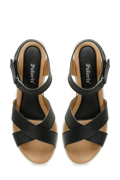 308569.Z 5FX Black Women's Wedge Heel Sandal-Black - 4