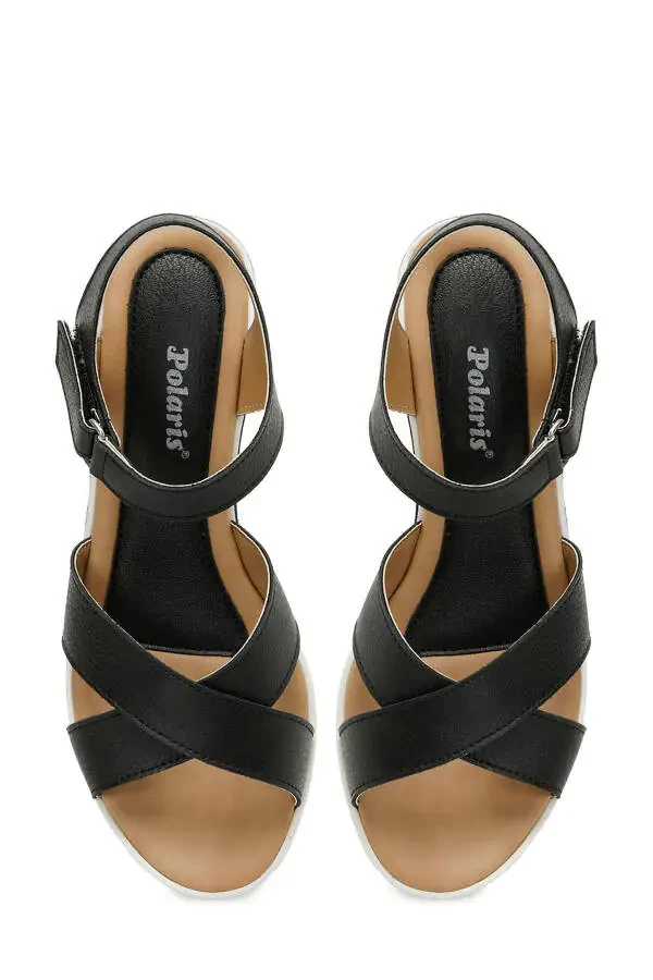 308569.Z 5FX Black Women's Wedge Heel Sandal-Black - 4