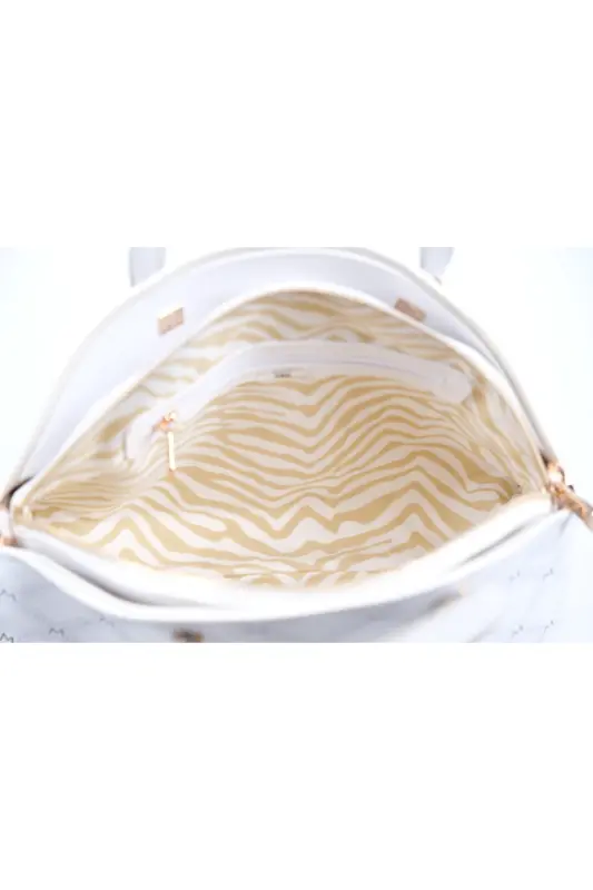 30x23x11cm Mademoiselle women's shoulder bag 100210525-White - 5