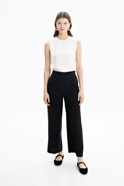 3138111 Self-Textured Fabric Trousers - AKER