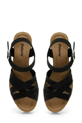 315335.Z 4FX Black Women's Wedge Heel Sandal - 4