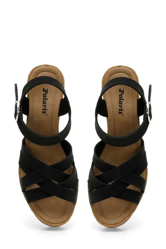 315335.Z 4FX Qora Ayollar To'piqli Sandallar - 4