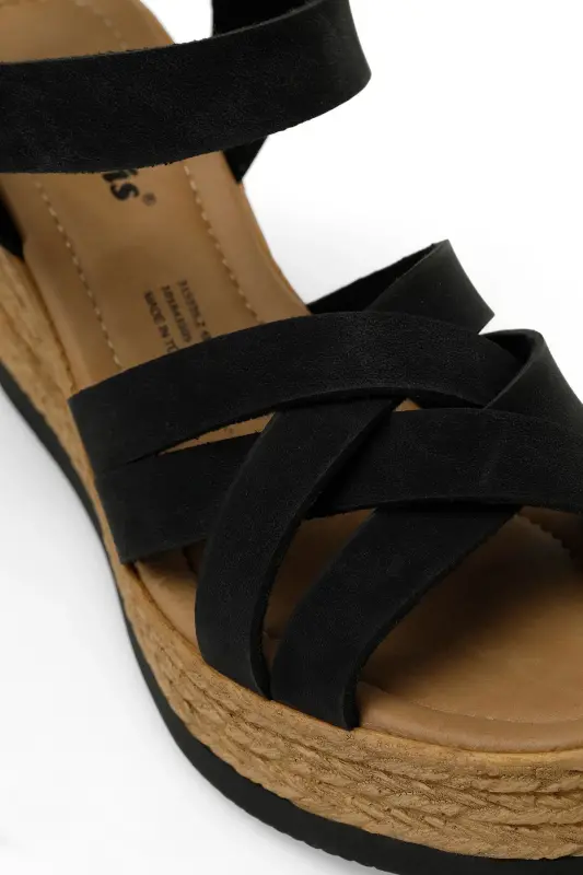 315335.Z 4FX Qora Ayollar To'piqli Sandallar - 7