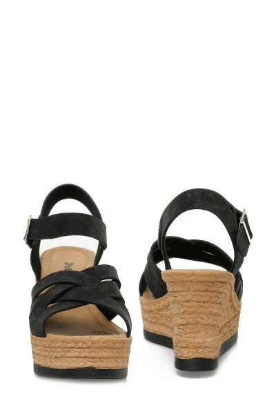 315335.z 5fx Black Women's Wedge Heel Sandals - 5