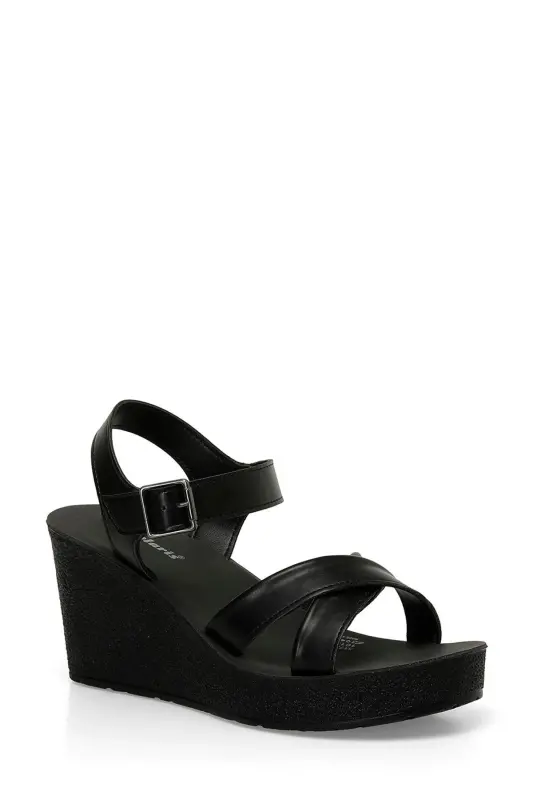 317257.Z 4FX Black Women's Wedge Heel Sandals - 2
