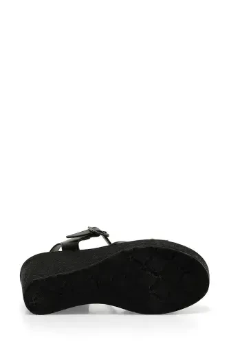 317257.Z 4FX Qora Ayollar To'piqli Sandal - 6