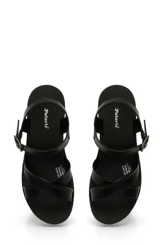 317257.Z 4FX Qora Ayollar To'piqli Sandal - 4