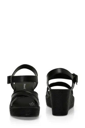 317257.Z 4FX Qora Ayollar To'piqli Sandal - 5