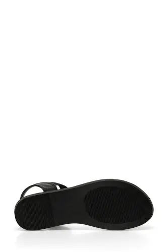 317720.Z 4FX Black Women's Flat Sandals - 6