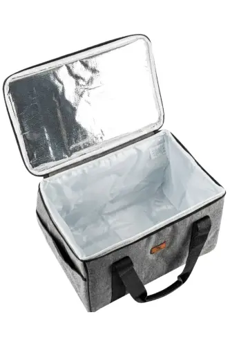 32 Lt Cooler Bag Thermos Camping Picnic Hot And Cold Keeping Strap Insulated Thermal Bag Icebox - Metallic - 6