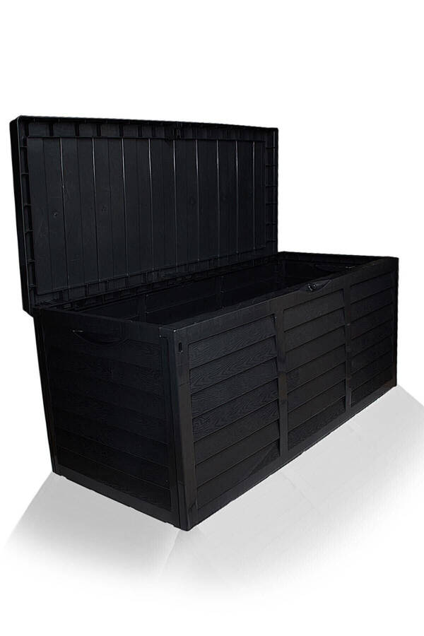 320 Litre Garden Storage Chest Balcony Storage Cabinet Wheeled Lidded Plastic Chest Bsa1 - 9