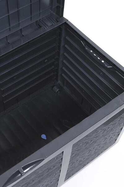 320 Litre Garden Storage Chest Balcony Storage Cabinet Wheeled Lidded Plastic Chest Bsa1 - 7