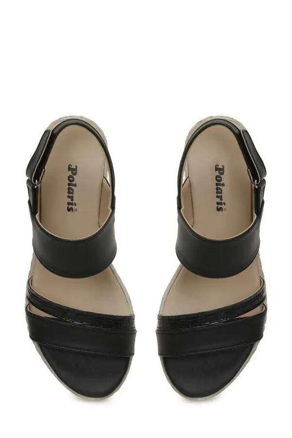 321729.Z 3FX Black Women's Wedge Heel Sandal - 4