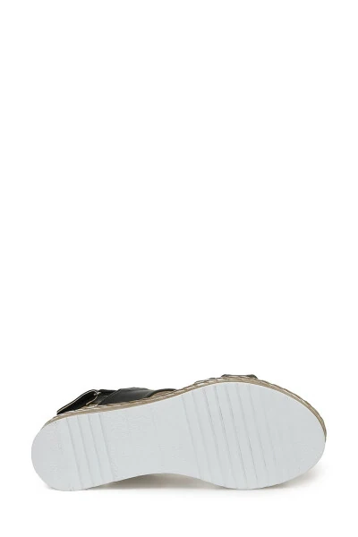 321729.Z 3FX Black Women's Wedge Heel Sandal - 6