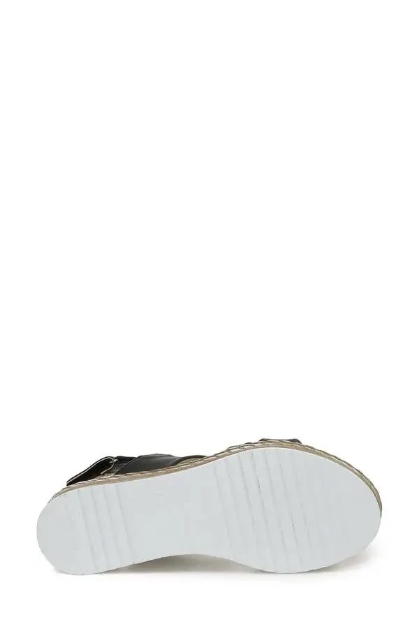 321729.Z 3FX Black Women's Wedge Heel Sandal - 6