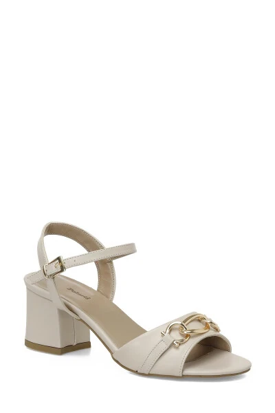 323099.Z 5FX Beige Women's Heeled Sandals - POLARIS (1)