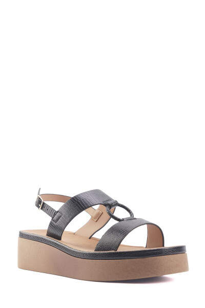 323142.Z 4FX Black Women's Wedge Heel Sandal - POLARIS (1)
