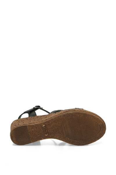 323155.Z 5FX Black Women's Wedge Heel Sandals - 6