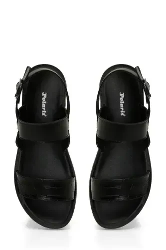 323598.Z 4FX Black Women's Flat Sandal - 6