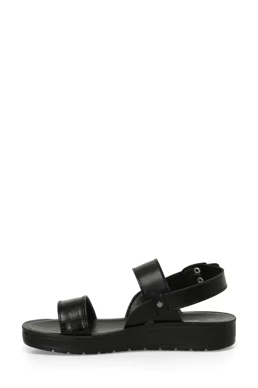 323598.Z 4FX Чёрные женские сандалии на плоской подошве - 3