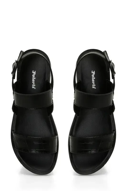 323598.Z 4FX Qora Ayollar Tekis Sandali - 6