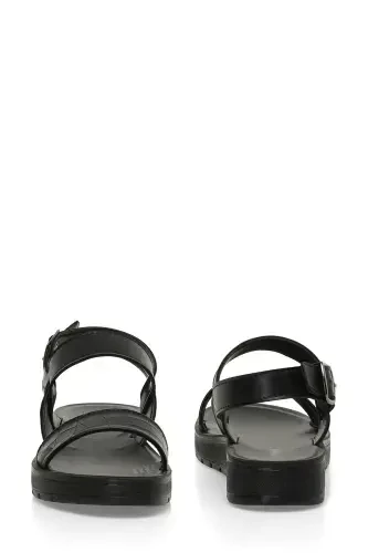 323598.Z 4FX Qora Ayollar Tekis Sandali - 7