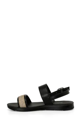 323688.Z 4FX Black Women's Flat Sandal-Black - 3