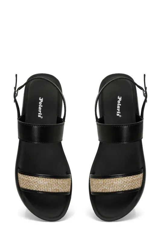 323688.Z 4FX Qora Ayollar tekis Sandal-Qora - 4