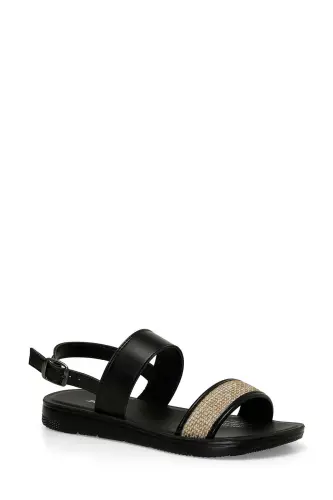 323688.Z 4FX Qora Ayollar tekis Sandal-Qora - POLARIS (1)