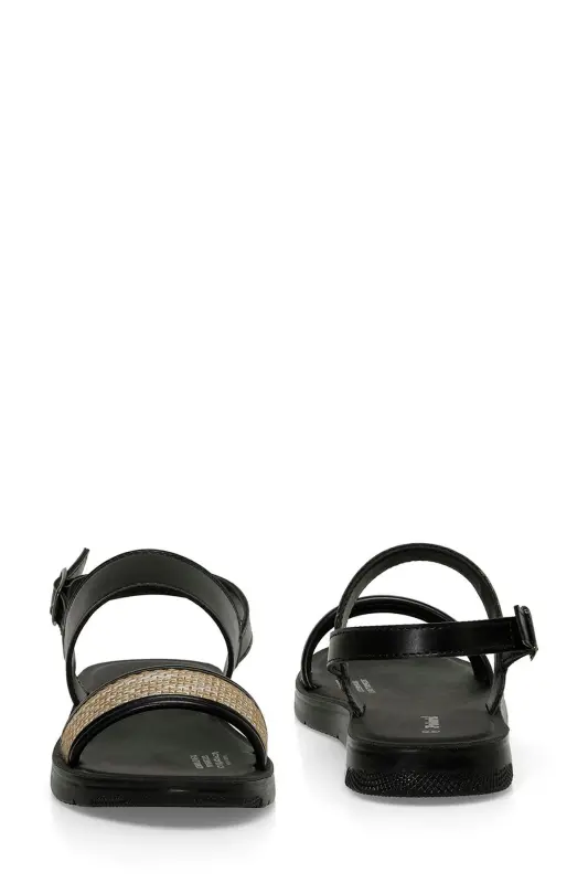 323688.Z 4FX Qora Ayollar tekis Sandal-Qora - 5