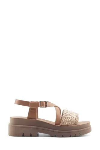 325607.Z 5FX Taba Ayollar Qalin Taglikli Sandal 