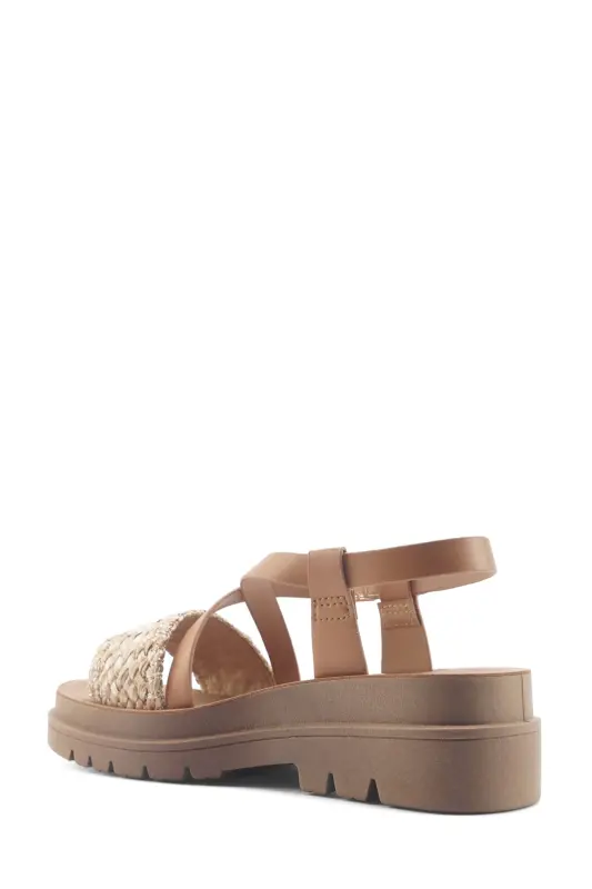 325607.Z 5FX Taba Ayollar Qalin Taglikli Sandal - 3