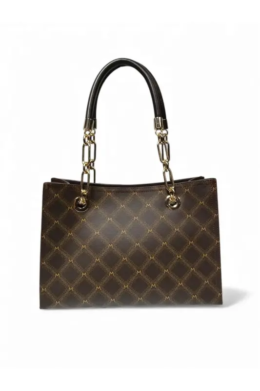 32x23x12cm Kadın Omuz Çantası 100110497-Kahverengi - 2