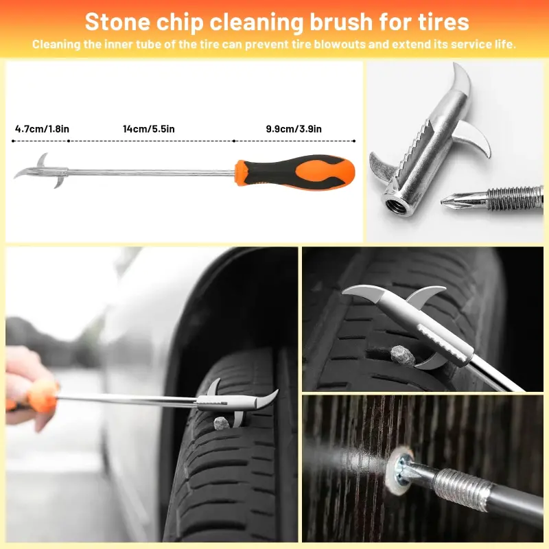 33 Pcs Car Cleaning Tools Kit, Car Detailing Kit, Car Detailing Brush Set with Foam Gun, Auto Drill Brush Set Pro Car Wash Kit for Car Interior & Exterior, Wheel, Dashboard - 7