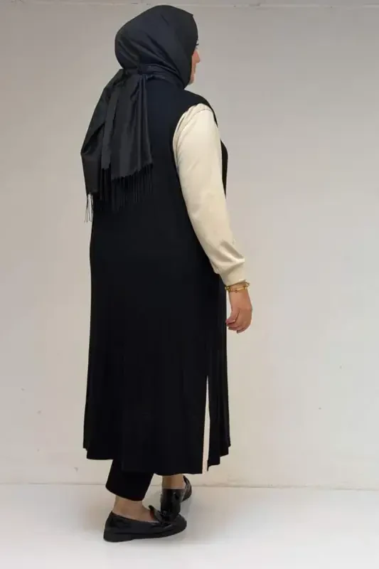 34000 Katta Penye Kiyib Chiqish Jileti - Qora - 3