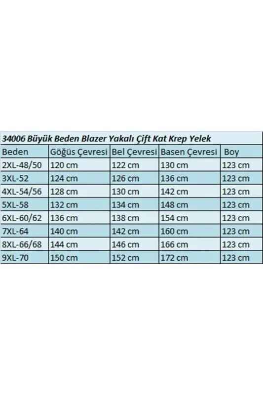 34006 Büyük Beden Blazer Yakalı Çift Kat Krep Yelek-Pembe - 2