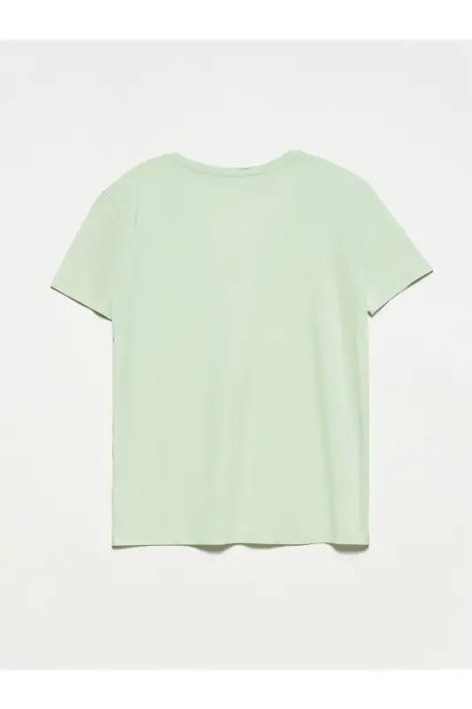 3470 V Yoqali Basic T-Shirt-Chag'la-Chag'la - 3