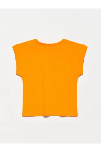 3504 Crew Neck T-Shirt - ORANGE - ORANGE - 2