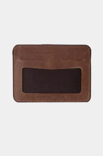 3607 Genuine Leather Slim Horizontal Cardholder Crazy Coffee-Crazy Coffee - GRANDE (1)
