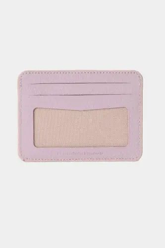 3607 Genuine Real Leather Women Men Card Holder Wallet Lilac-Flother Lilac - GRANDE (1)