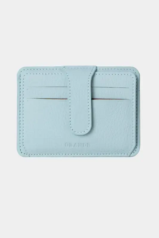 3607 Genuine Real Leather Women Men Card Holder Wallet Mint-Flother Mint - 1