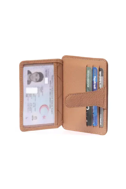 3607 Натуральная Кожа Женский Мужской Картхолдер Кошелек Печенье-Флотер Печенье - 5