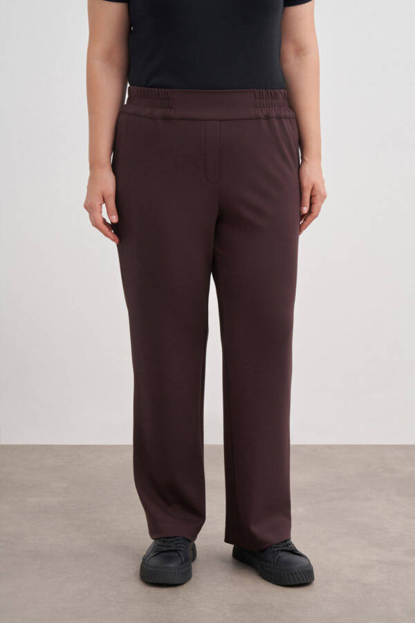 3647112 Beli Lastikli Pantolon - 4