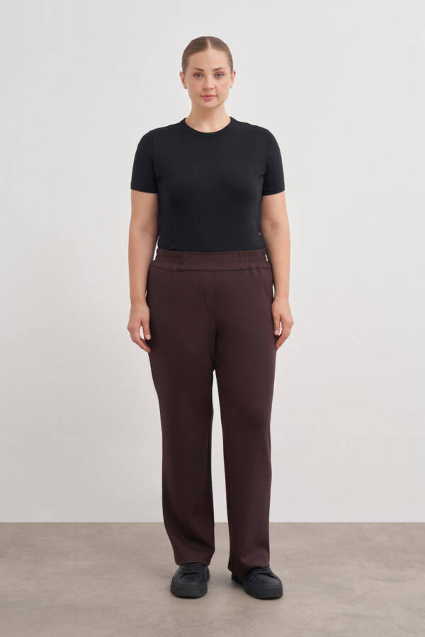 3647112 Beli Lastikli Pantolon - 5