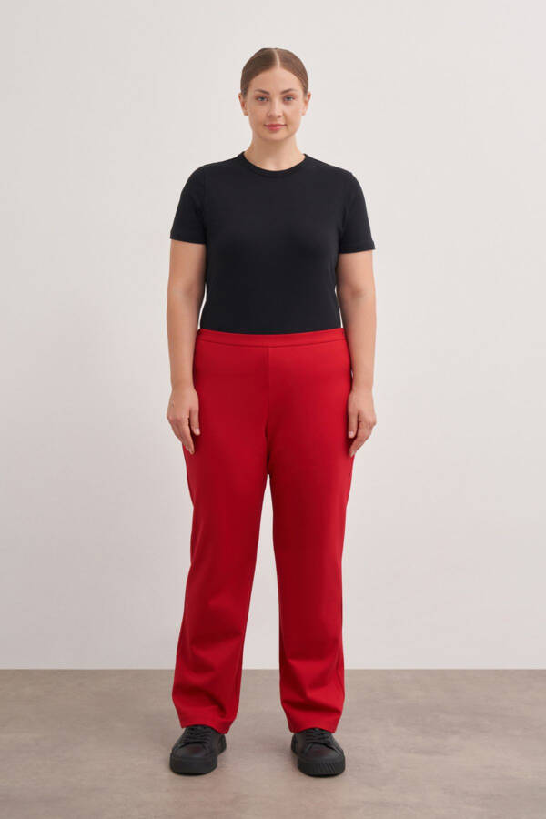 3648112 Knitted Relaxed Fit Pants - 1