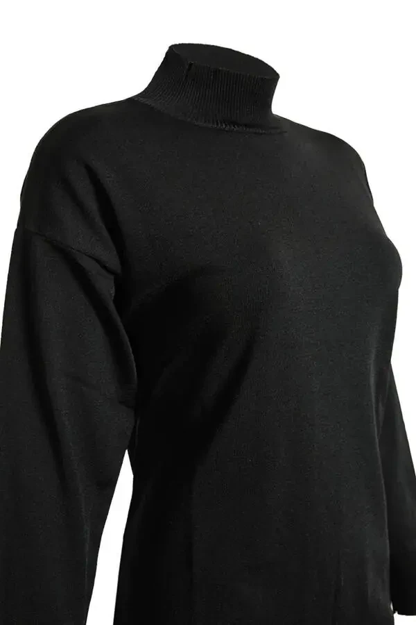 3656111 Fine Yarn Plain Knit Tunic - 2