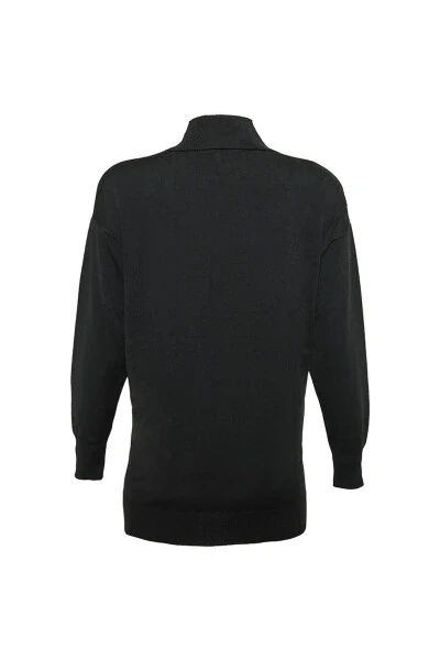 3656111 Fine Yarn Plain Knit Tunic - 3